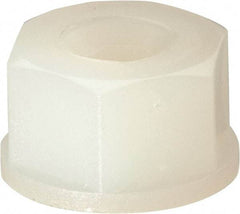 Made in USA - #6-32 UNC Hex Lock Nut with Nylon Insert - 5.08mm High - Apex Tool & Supply