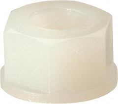 Made in USA - #8-32 UNC Hex Lock Nut with Nylon Insert - 5.84mm High - Apex Tool & Supply
