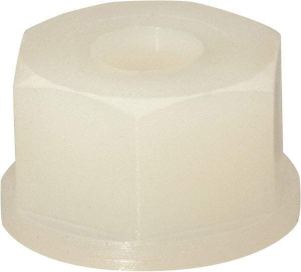 Made in USA - #10-24 UNC Hex Lock Nut with Nylon Insert - 1/4" High - Apex Tool & Supply