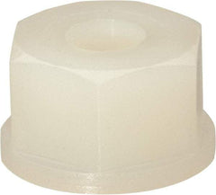 Made in USA - #10-24 UNC Hex Lock Nut with Nylon Insert - 1/4" High - Apex Tool & Supply