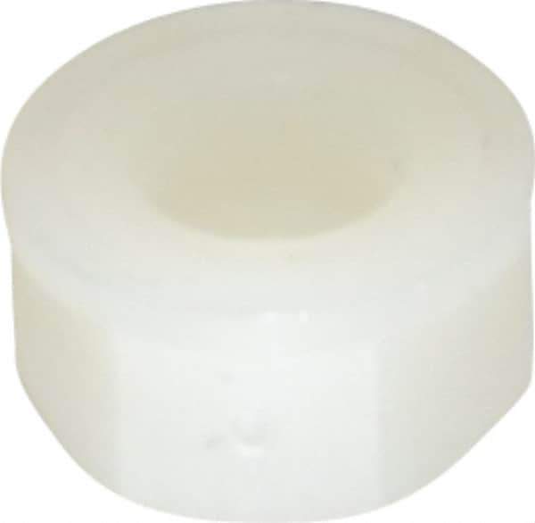 Made in USA - 1/4-20 UNC Hex Lock Nut with Nylon Insert - 6.99mm High - Apex Tool & Supply