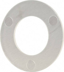 Made in USA - #12 Screw, Grade 6/6 Nylon Standard Flat Washer - 6.35mm ID x 11.81mm OD, 0.38mm Thick - Apex Tool & Supply