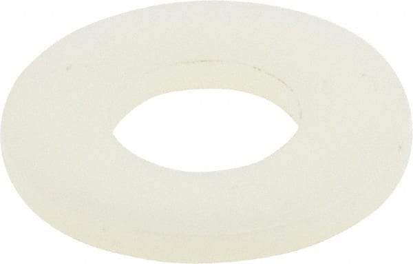 Made in USA - 5/16" Screw, Grade 6/6 Nylon Standard Flat Washer - 8.64mm ID x 18.8mm OD, 1.57mm Thick - Apex Tool & Supply