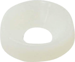 Made in USA - 4.57mm Thick, Nylon, Standard Countersunk Washer - 6.6mm ID x 17.35mm OD - Apex Tool & Supply