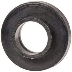 Made in USA - #6 Screw, 3/64" Shoulder Length, Nylon Shoulder Washer - Black, 0.29" Flange Diam, 3/64" Flange Thickness, 0.14" ID, 0.17" OD - Apex Tool & Supply