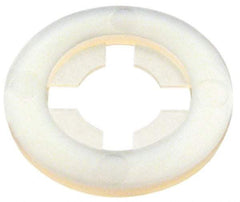 Made in USA - 1/4" Screw, 0.234" ID, Nylon Internal Tooth Lock Washer - 19/32" OD, Grade 6/6 - Apex Tool & Supply