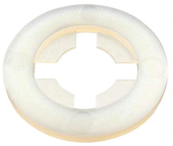 Made in USA - 3/8" Screw, 0.35" ID, Nylon Internal Tooth Lock Washer - 57/64" OD, Grade 6/6 - Apex Tool & Supply