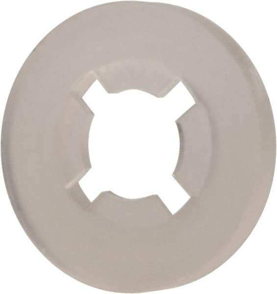 Made in USA - #4 Screw, 0.102" ID, Nylon Internal Tooth Lock Washer - 17/64" OD, Grade 6/6 - Apex Tool & Supply