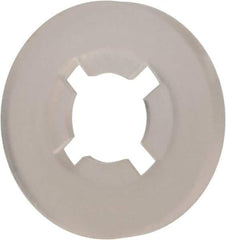 Made in USA - #4 Screw, 0.102" ID, Nylon Internal Tooth Lock Washer - 17/64" OD, Grade 6/6 - Apex Tool & Supply