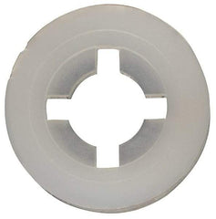 Made in USA - #6 Screw, 0.128" ID, Nylon Internal Tooth Lock Washer - 21/64" OD, Grade 6/6 - Apex Tool & Supply