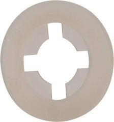 Made in USA - 5/16" Screw, 0.292" ID, Nylon Internal Tooth Lock Washer - 47/64" OD, Grade 6/6 - Apex Tool & Supply