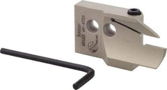 Iscar - 4mm Groove Width, 20mm Max Depth of Cut, Right Hand Cut, HFAE Indexable Grooving Blade - DGN/DGNC/DGNM-C, DGN/DGNM-J/JS/JT, DGN-UT/UA, GRIP, HFPR/L, HGPL Insert Style, Series Heliface - Apex Tool & Supply