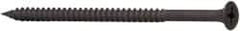 Value Collection - #10, 3-1/2" OAL, Phillips Drive Bugle Head, Steel Drywall Screws - Black Phosphate Finish, Grade 2 - Apex Tool & Supply