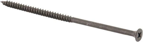 Value Collection - #10, 4-1/2" OAL, Phillips Drive Bugle Head, Steel Drywall Screws - Black Phosphate Finish, Grade 2 - Apex Tool & Supply