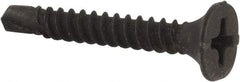 Value Collection - #6, 1" OAL, Phillips Drive Bugle Head, Steel Drywall Screws - Black Phosphate Finish, Grade 2 - Apex Tool & Supply