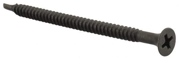 Value Collection - #8, 2-5/8" OAL, Phillips Drive Bugle Head, Steel Drywall Screws - Black Phosphate Finish, Grade 2 - Apex Tool & Supply