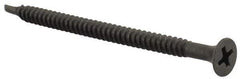 Value Collection - #8, 2-5/8" OAL, Phillips Drive Bugle Head, Steel Drywall Screws - Black Phosphate Finish, Grade 2 - Apex Tool & Supply