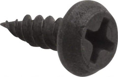 Value Collection - #6 Pan Head Phillips Sheet Metal Screw - Steel, 7/16" Length Under Head, Grade 2 - Apex Tool & Supply