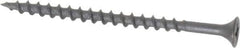Value Collection - #7, 2-1/2" OAL, Phillips Drive Bugle Head Wood Screw - Black Phosphate Finish Steel, Grade 2 - Apex Tool & Supply