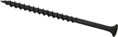 Value Collection - #8, 3" OAL, Phillips Drive Bugle Head Wood Screw - Black Phosphate Finish Steel, Grade 2 - Apex Tool & Supply