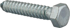 Value Collection - 3/4" Screw, 4" Length Under Head, Steel, Hex Head Lag Screw - Zinc Plated, Grade 2 - Apex Tool & Supply