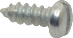 Value Collection - #2 Pan Head Slotted Sheet Metal Screw - Steel, 1/4" Length Under Head, Grade 2 - Apex Tool & Supply