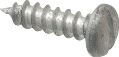 Value Collection - #6 Pan Head Slotted Sheet Metal Screw - Aluminum, 1/2" Length Under Head, ASME B18.6.4 - Apex Tool & Supply