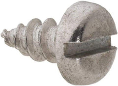 Value Collection - #8 Pan Head Slotted Sheet Metal Screw - Aluminum, 3/8" Length Under Head, ASME B18.6.4 - Apex Tool & Supply