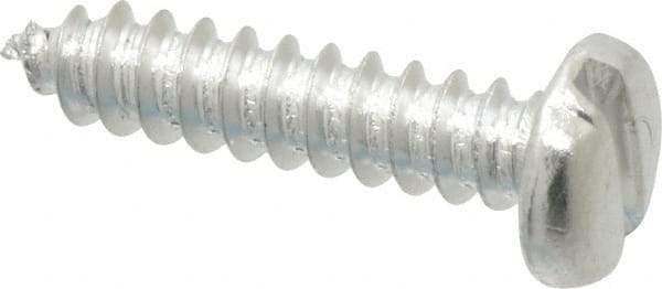 Value Collection - #8 Pan Head Slotted Sheet Metal Screw - Aluminum, 3/4" Length Under Head, ASME B18.6.4 - Apex Tool & Supply