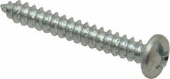 Value Collection - #6 Pan Head Slotted Phillips Sheet Metal Screw - Steel, 1" Length Under Head, Grade 2 - Apex Tool & Supply