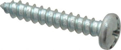Value Collection - #8 Pan Head Slotted Phillips Sheet Metal Screw - Steel, 1" Length Under Head, Grade 2 - Apex Tool & Supply