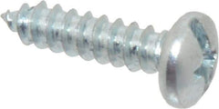 Value Collection - #10 Pan Head Slotted Phillips Sheet Metal Screw - Steel, 3/4" Length Under Head, Grade 2 - Apex Tool & Supply