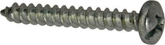 Value Collection - #10 Pan Head Slotted Phillips Sheet Metal Screw - Steel, 1-1/2" Length Under Head, Grade 2 - Apex Tool & Supply