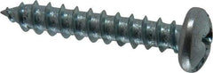 Value Collection - #12 Pan Head Slotted Phillips Sheet Metal Screw - Steel, 1-1/4" Length Under Head, Grade 2 - Apex Tool & Supply