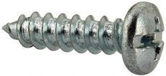 Value Collection - #14 Pan Head Slotted Phillips Sheet Metal Screw - Steel, 1" Length Under Head, Grade 2 - Apex Tool & Supply