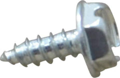 Value Collection - #6 Hex Washer Head Sheet Metal Screw - Steel, 3/8" Length Under Head, Grade 2 - Apex Tool & Supply