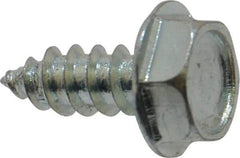 Value Collection - #10 Hex Washer Head Sheet Metal Screw - Steel, 1/2" Length Under Head, Grade 2 - Apex Tool & Supply