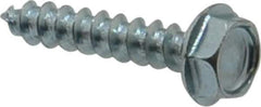 Value Collection - #10 Hex Washer Head Sheet Metal Screw - Steel, 1" Length Under Head, Grade 2 - Apex Tool & Supply
