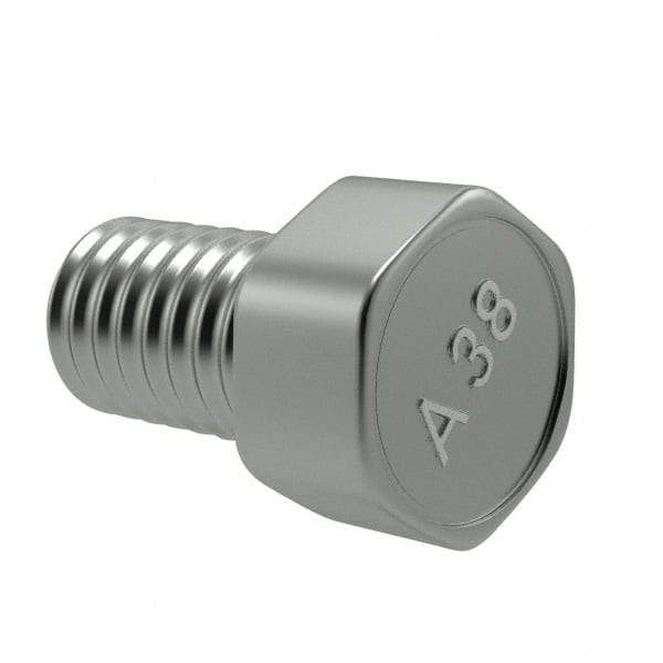Value Collection - 1/4-20 UNC Thread, 1/2" Length Under Head, Hex Drive Steel Thread Cutting Screw - Hex Head, Grade 2, Point Type F, Zinc-Plated Finish - Apex Tool & Supply