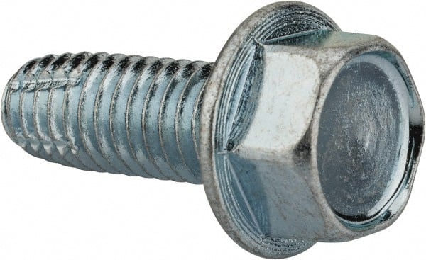 Value Collection - 3/8-16 UNC 1" Length Under Head Hex Thread Cutting Screw - Apex Tool & Supply