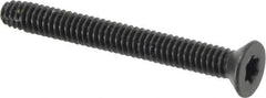Value Collection - 2-1/4" OAL Flat Head T30 Torx Drive Flooring Screw - 1/4-20 UNC, Point Type F, Grade 2 Steel, Black Phosphate Finish - Apex Tool & Supply