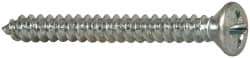 Value Collection - #6 Oval Head Phillips Sheet Metal Screw - Steel, 1-1/4" OAL, AISI 1016, ANSI/ASME B18.6.4, ASME B18.6.3 & SAE J933, Grade 1016-1024 - Apex Tool & Supply