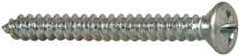 Value Collection - #6 Oval Head Phillips Sheet Metal Screw - Steel, 1-1/4" OAL, AISI 1016, ANSI/ASME B18.6.4, ASME B18.6.3 & SAE J933, Grade 1016-1024 - Apex Tool & Supply