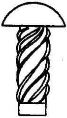 Value Collection - #7 Round Head Sheet Metal Screw - Steel, 5/16" Length Under Head, AISI 1016, ASME B18.6.3 & ASME B18.6.4, Grade 1016-1024 - Apex Tool & Supply