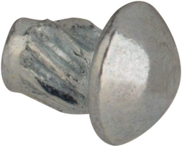 Value Collection - #2 Round Head Sheet Metal Screw - Steel, 1/8" Length Under Head, AISI 1016, ASME B18.6.3 & ASME B18.6.4, Grade 1016-1024 - Apex Tool & Supply