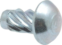 Value Collection - #6 Round Head Sheet Metal Screw - Steel, 1/4" Length Under Head, AISI 1016, ASME B18.6.3 & ASME B18.6.4, Grade 1016-1024 - Apex Tool & Supply
