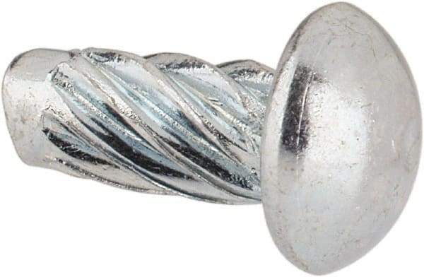 Value Collection - #8 Round Head Sheet Metal Screw - Steel, 3/8" Length Under Head, AISI 1016, ASME B18.6.3 & ASME B18.6.4, Grade 1016-1024 - Apex Tool & Supply