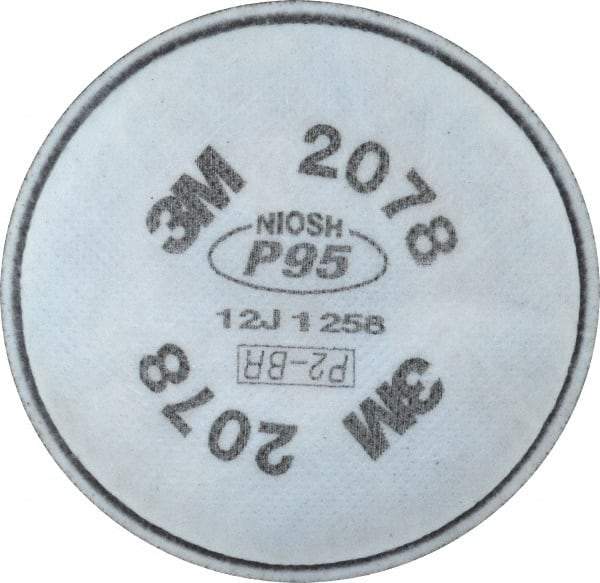 3M - Light Blue P95 Filter - Series 2000, Protects Against Acid Gas, Organic Vapor - Apex Tool & Supply