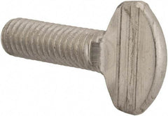 Value Collection - 5/16-18 Oval Shoulderless Grade 18-8 Stainless Steel Thumb Screw - 1" OAL, 0.78" Head Height - Apex Tool & Supply