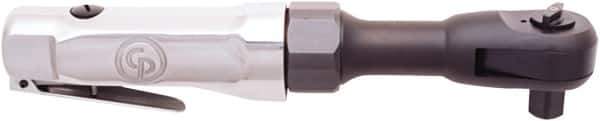 Chicago Pneumatic - 1/2" Drive, 150 RPM, 50 Ft/Lb Torque Ratchet Wrench - Inline Handle, 3.7 CFM, 90 psi, 1/4" NPT Inlet - Apex Tool & Supply